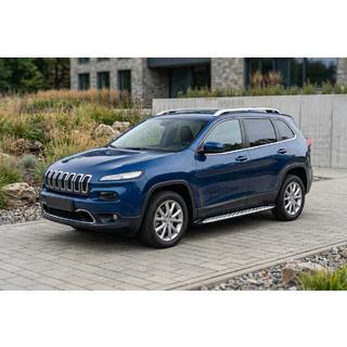 Sivuporrast Shining V1 (2 kpl, alumiini) Jeep Cherokee KL 2013– kuva 1