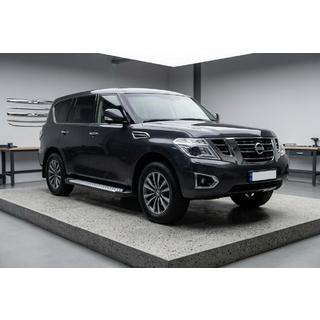 Allmond Grey -sivukynnykset (2 kpl, alumiini) Nissan Armada 2016–2024 kuva 1