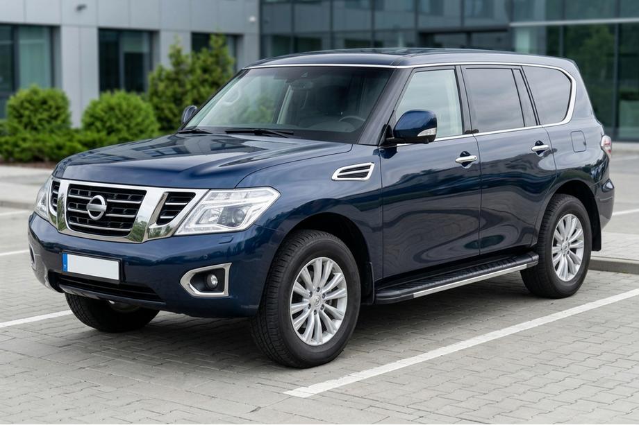 Nissan Armada 2016–2024 Sivuastinlaudat Bosphore Grey (2 kpl, alumiini) Image