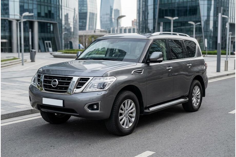 Nissan Armada 2016–2024 Sivuporrastangot Vision New Black (2 kpl, alumiini) Image