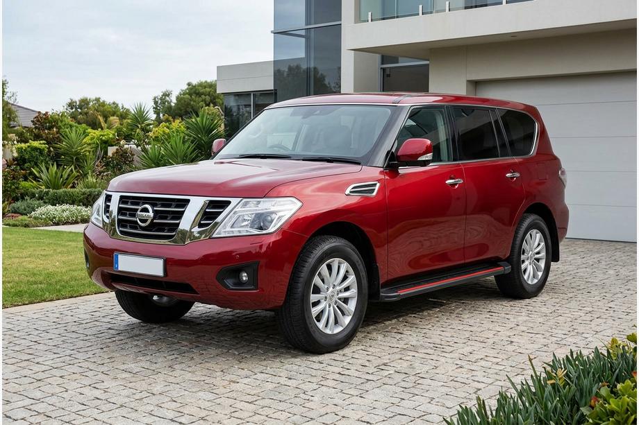 Nissan Armada 2016–2024 Sivuporrassarja Maya Red (2 kpl, alumiini) Image