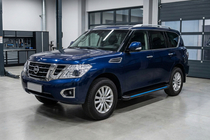 Nissan Armada 2016–2024 Maya Blue sivuportaat (2 kpl, alumiini) kuva 1