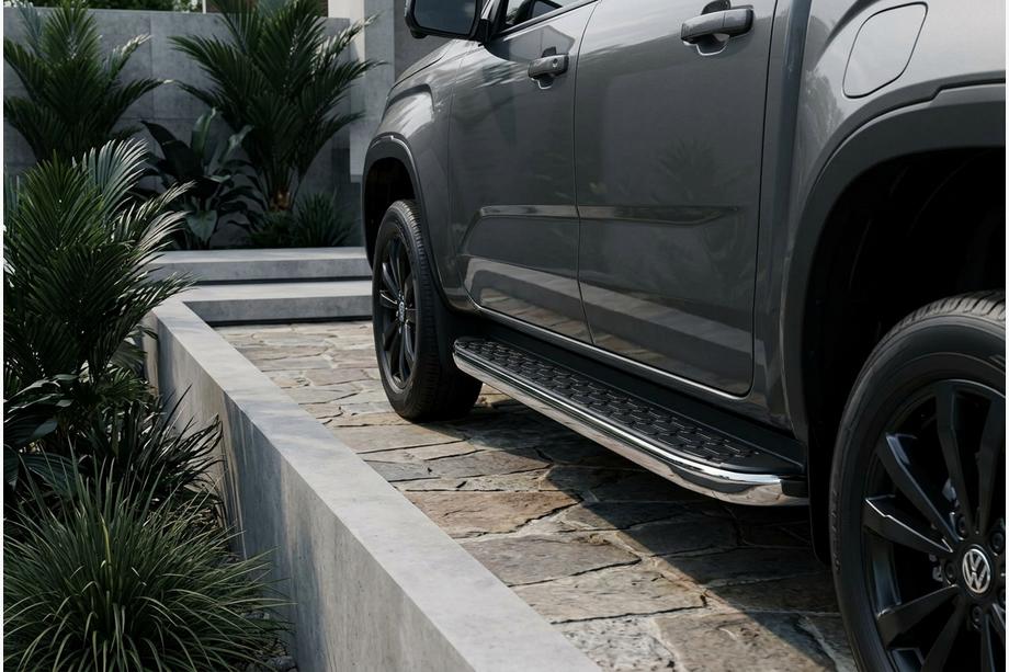 Volkswagen Amarok 2022– BlackLine-sivuporrast (2 kpl, alumiini) Image