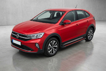 Volkswagen Taigo 2020– Sivuporrassarja Maya Red (2 kpl, alumiini) kuva 1