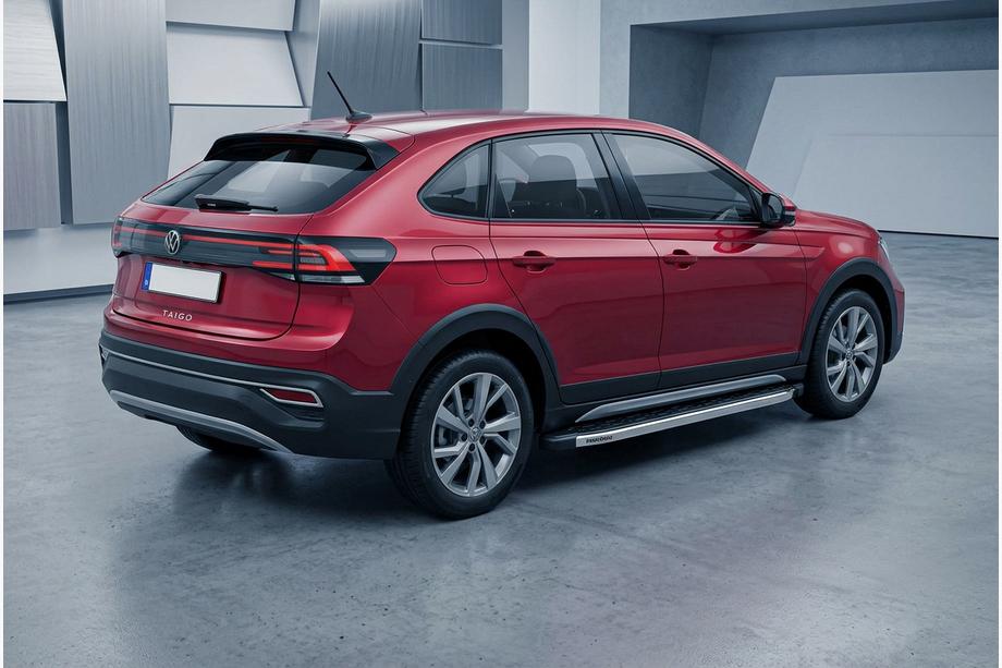 Volkswagen Taigo 2020– BlackLine-sivuporrast (2 kpl, alumiini) Kuva 1