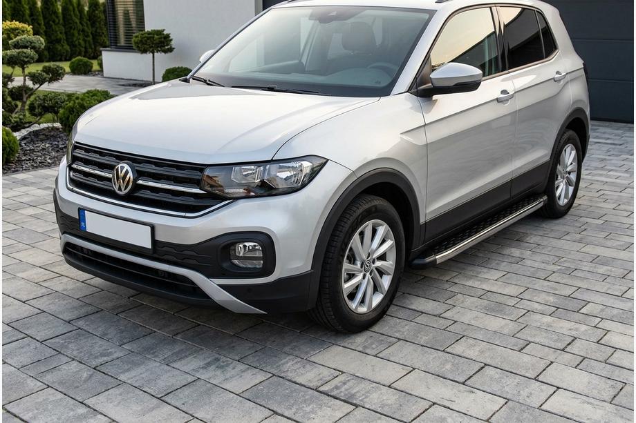Volkswagen T-Cross 2019– BlackLine-sivuporrast (2 kpl, alumiini) Image