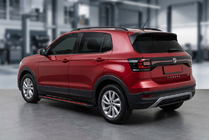 Volkswagen T-Cross 2019– Sivuporrassarja Maya Red (2 kpl, alumiini) kuva 1