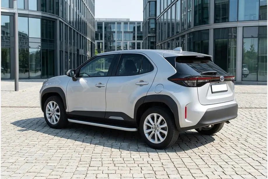 Toyota Yaris/Yaris Cross (XP210) 2020– Sivuportaat Tayga Grey (2 kpl, alumiini) Image