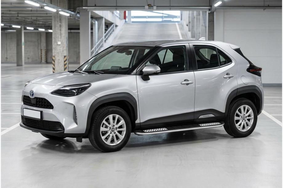 Toyota Yaris/Yaris Cross (XP210) 2020– Tayga V2 sivukynnykset (2 kpl, alumiini) Image