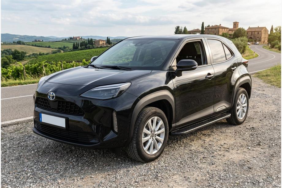 Toyota Yaris/Yaris Cross (XP210) 2020– Bosphore Black -sivuastinlaudat (2 kpl, alumiini) Image