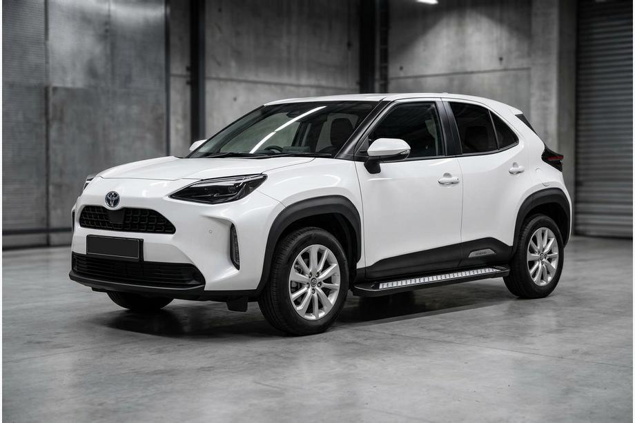 Toyota Yaris/Yaris Cross (XP210) 2020– Sivuporrastangot Vision New Black (2 kpl, alumiini) Image