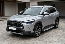 Toyota Corolla Cross 2020– Maya V2 sivuportaat (2 kpl, alumiini) kuva 1