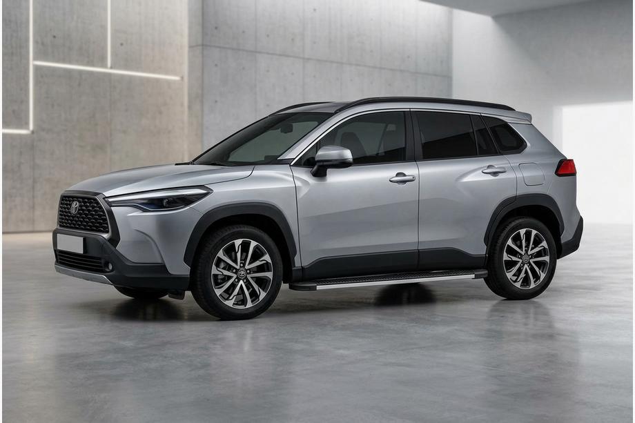 Toyota Corolla Cross 2020– Sivuportaat Maya V1 (2 kpl, alumiini) Image