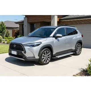 Sivuaskelmat Vision New Grey (2 kpl, alumiini) kuva 1