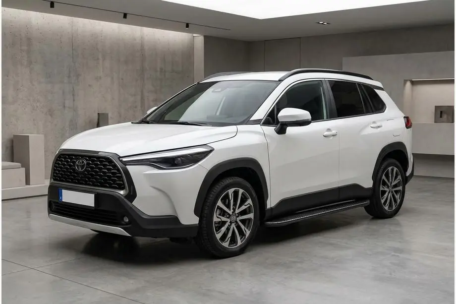 Toyota Corolla Cross 2020– Bosphore Black -sivuastinlaudat (2 kpl, alumiini) Image