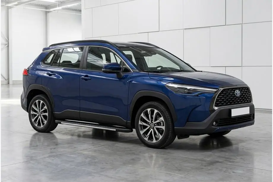 Toyota Corolla Cross 2020– Sivuastinlaudat Bosphore Grey (2 kpl, alumiini) Image
