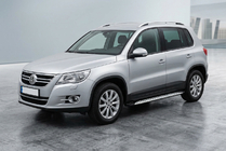 Volkswagen Tiguan 2007–2016 Sivuporrast Shining V1 (2 kpl, alumiini) kuva 1