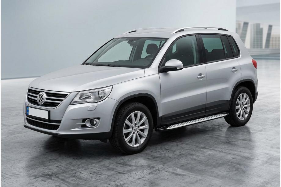 Volkswagen Tiguan 2007–2016 Sivuporrast Shining V1 (2 kpl, alumiini) Image