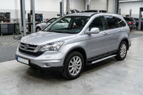 Honda CRV 2007–2011 Sivuporrast Shining V1 (2 kpl, alumiini) kuva 1