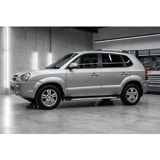 Sivuporrast Shining V1 (2 kpl, alumiini) Hyundai Tucson JM 2004– kuva 1