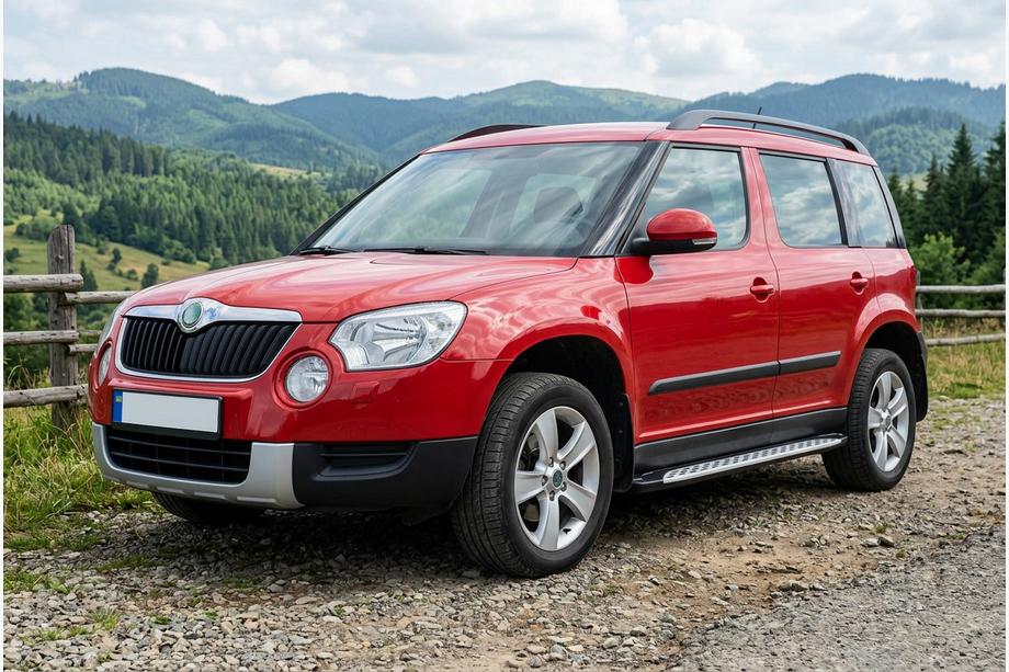 Skoda Yeti 2009–2017 Sivuporrast Shining V1 (2 kpl, alumiini) Image