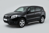 Geely Emgrand X7 2011– Sivuporrast Shining V1 (2 kpl, alumiini) kuva 1