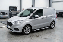 Ford Courier 2014–2023 Sivuporrast Shining V1 (2 kpl, alumiini) kuva 1