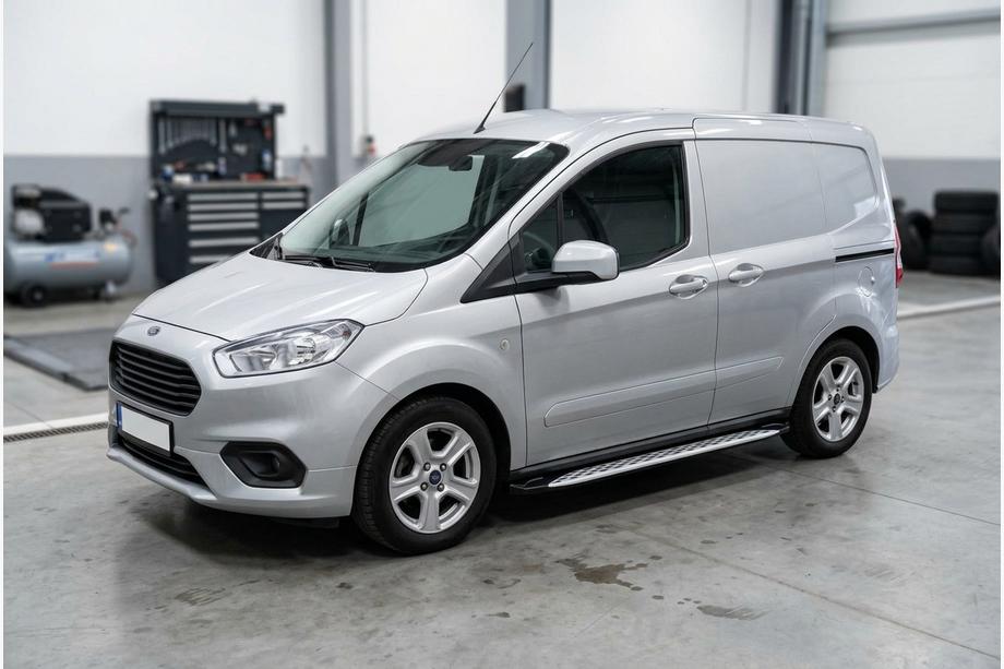 Ford Courier 2014–2023 Sivuporrast Shining V1 (2 kpl, alumiini) Image