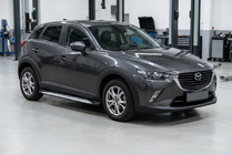 Mazda CX-3 2015– Sivuporrast Shining V1 (2 kpl, alumiini) kuva 1