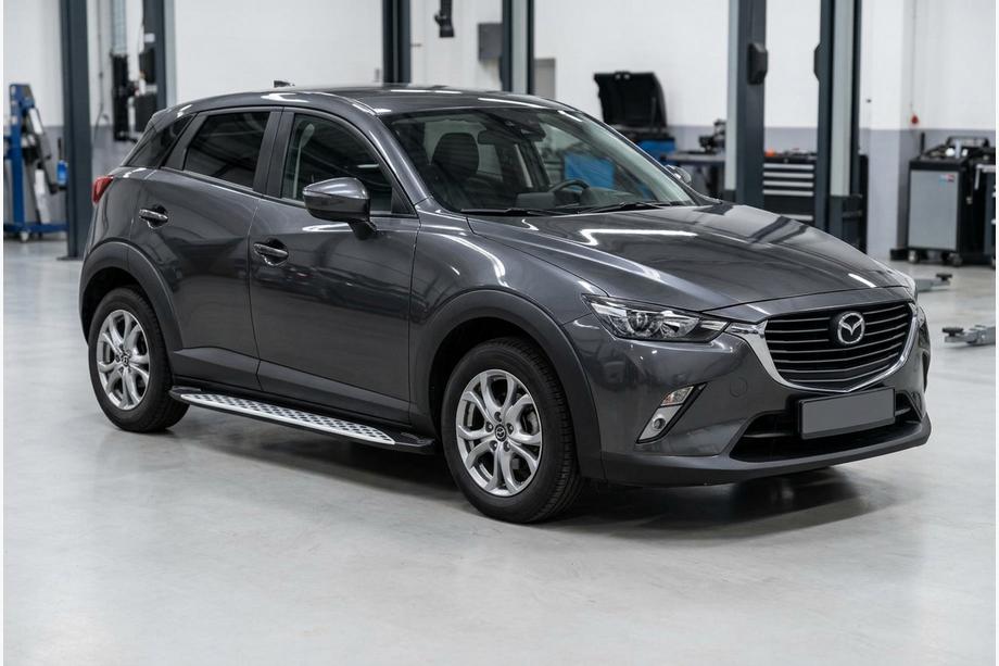 Mazda CX-3 2015– Sivuporrast Shining V1 (2 kpl, alumiini) Image