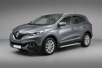 Renault Kadjar 2015–2022 Sivuporrast Shining V1 (2 kpl, alumiini) kuva 1