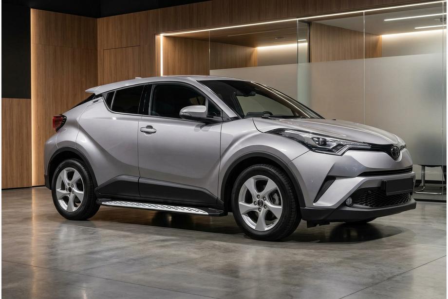 Toyota C-HR 2016–2023 Sivuporrast Shining V1 (2 kpl, alumiini) Kuva 1