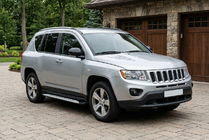 Jeep Compass 2006–2016 Sivuporrast Shining V1 (2 kpl, alumiini) kuva 1