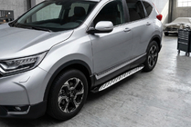 Honda CR-V 2017–2022 Sivuporrast Shining V1 (2 kpl, alumiini) kuva 1