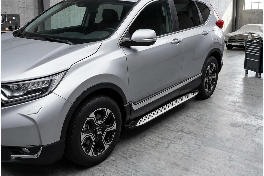 Honda CR-V 2017–2022 Sivuporrast Shining V1 (2 kpl, alumiini) Image
