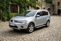 Mitsubishi Outlander 2006–2012 Sivuporrast Shining V1 (2 kpl, alumiini) kuva 1