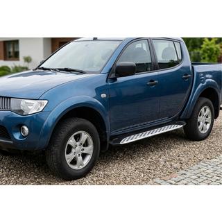Sivuporrast Shining V1 (2 kpl, alumiini) Mitsubishi L200 2006–2015 kuva 1