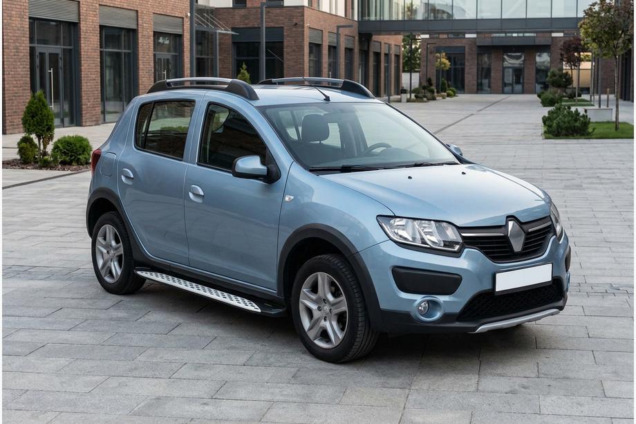 Renault Sandero 2013–2022 Sivuporrast Shining V1 (2 kpl, alumiini) Image