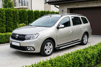 Renault Logan MCV 2013–2022 Sivuporrast Shining V1 (2 kpl, alumiini) kuva 1