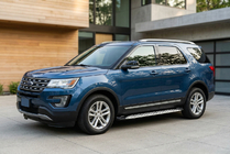 Ford Explorer 2011–2019 Sivuporrast Shining V1 (2 kpl, alumiini) kuva 2