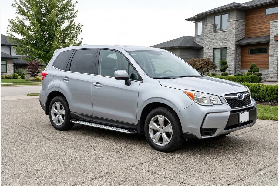 Subaru Forester 2013–2018 Sivuporrast Shining V1 (2 kpl, alumiini) Image