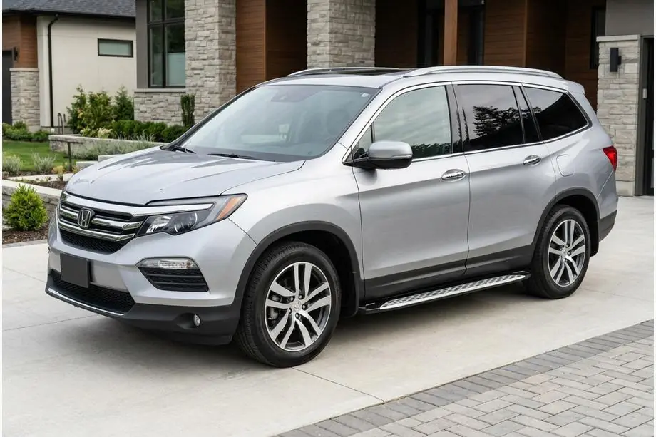 Honda Pilot 2015–2022 Sivuporrast Shining V1 (2 kpl, alumiini) Image