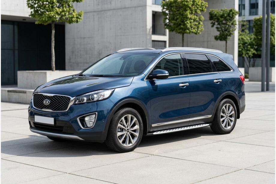 Kia Sorento III UM 2014–2020 Sivuporrast Shining V1 (2 kpl, alumiini) Image