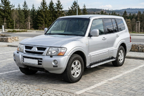 Mitsubishi Pajero Wagon III 1999–2006 Sivuporrast Shining V1 (2 kpl, alumiini) kuva 1