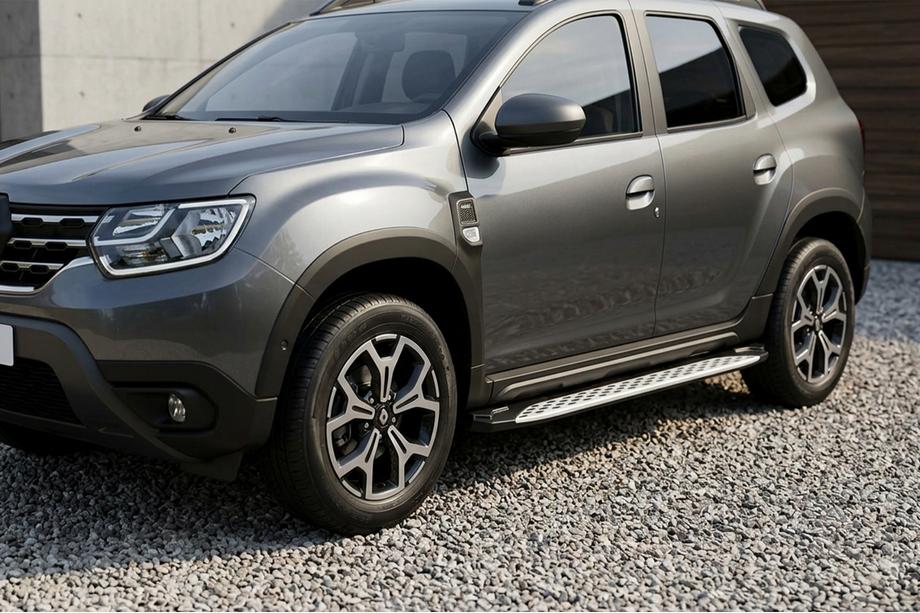 Renault Duster 2018–2024 Sivuporrast Shining V1 (2 kpl, alumiini) Image