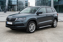 Skoda Karoq 2018– Sivuporrast Shining V1 (2 kpl, alumiini) kuva 1