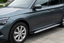 Skoda Kamiq 2019– Sivuporrast Shining V1 (2 kpl, alumiini) kuva 1