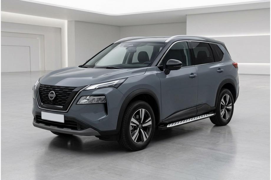 Nissan X-trail T33/Rogue 2022– Sivuporrast Shining V1 (2 kpl, alumiini) Image