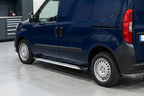 Fiat Doblo II 2010–2022 Sivuporrast Shining V1 (2 kpl, alumiini) kuva 1