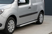 Renault Kangoo 2008–2020 Sivuastinlaudat Shining V1 (lyhyt akseliväli) (2 kpl, alumiini) kuva 1